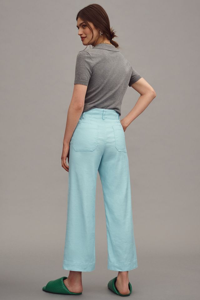 I Pantaloni Cropped a Gamba Larga Colette di Maeve: Edizione in Lino #1