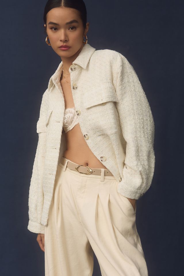 The Avery Pleated Wide-Leg Trousers by Maeve: Linen Edition #4