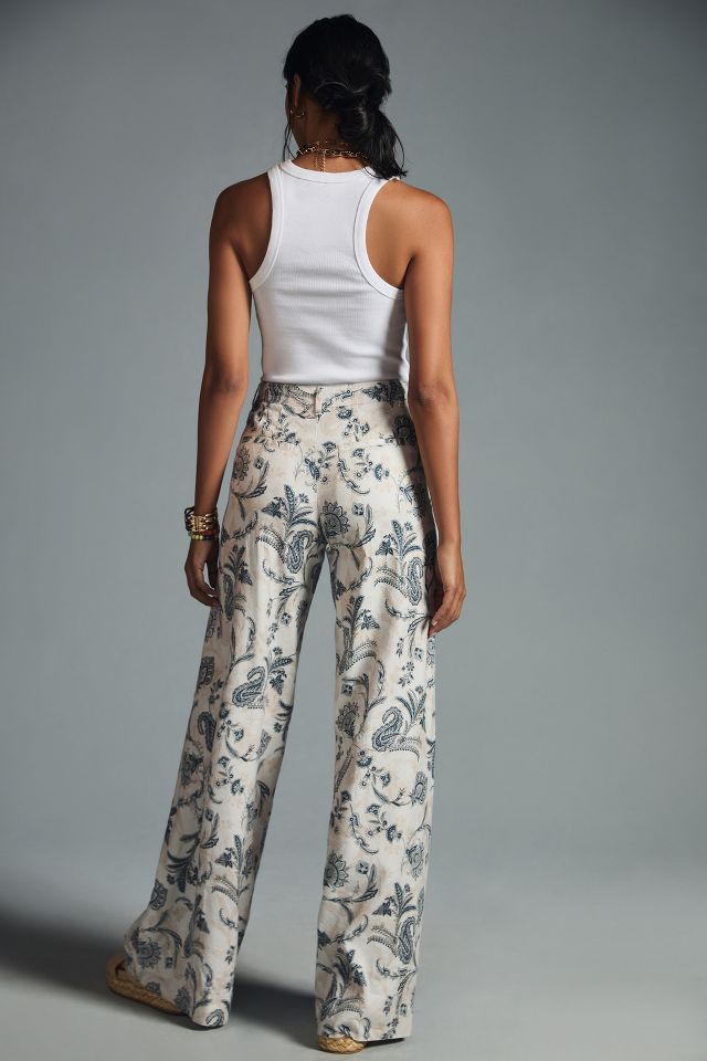 Linen Low-Rise Wide Leg Pants  Anthropologie Singapore - Women's Clothing,  Accessories & Home