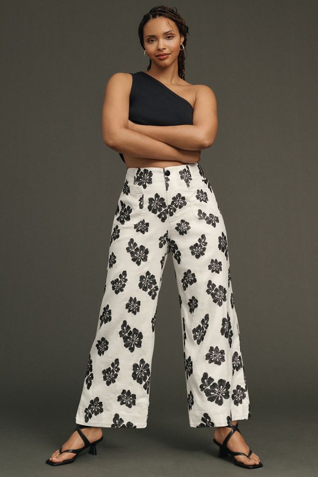 Colette Cropped Wide-Leg Pants