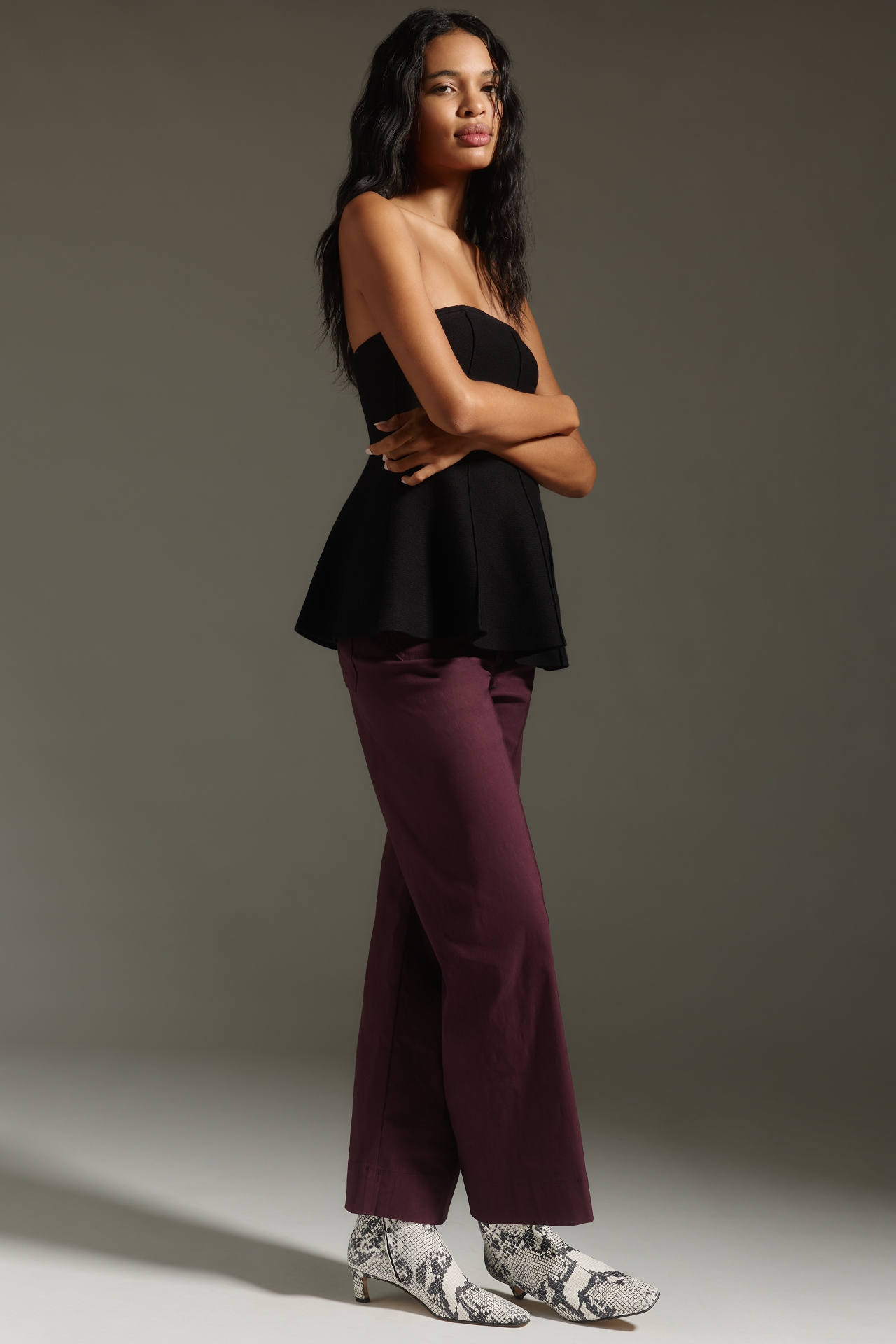 The Colette Full-Length Wide-Leg Pants by Maeve