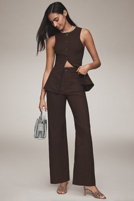 The Colette Full-Length Wide-Leg Pants by Maeve