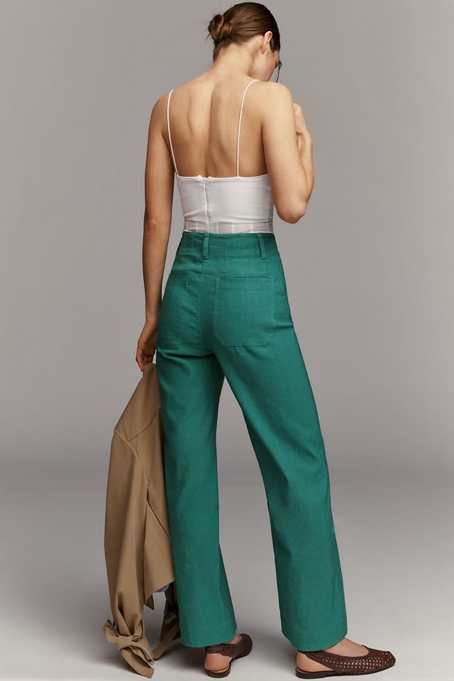 The Colette Full-Length Wide-Leg Pants by Maeve