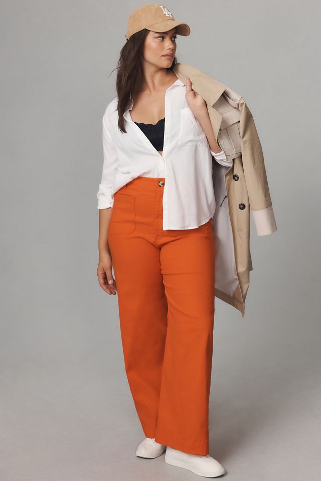 The Colette Full-Length Wide-Leg Pants by Maeve