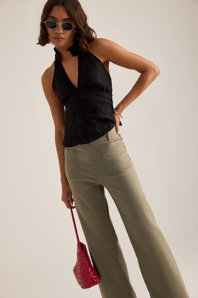 Le pantalon Colette à jambes larges pleine longueur par Maeve #2