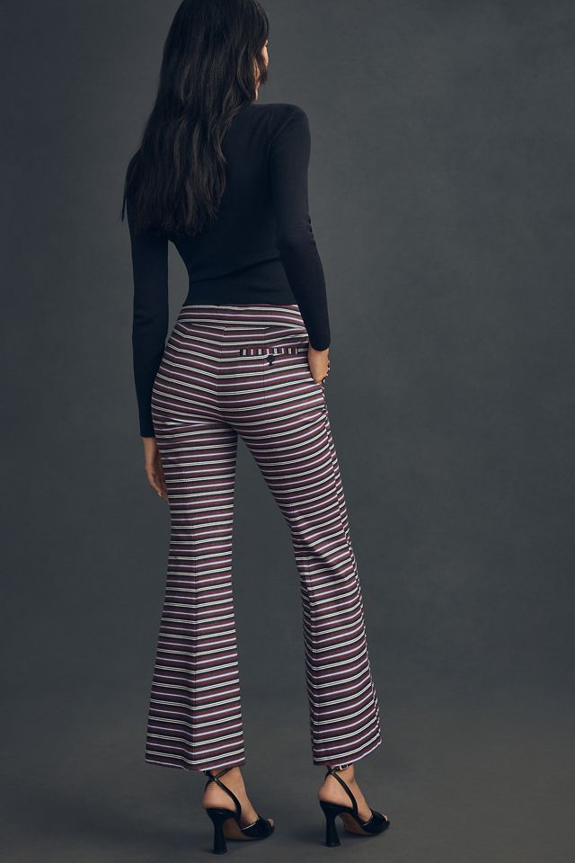 Maeve Striped Kick Flare Pants #2