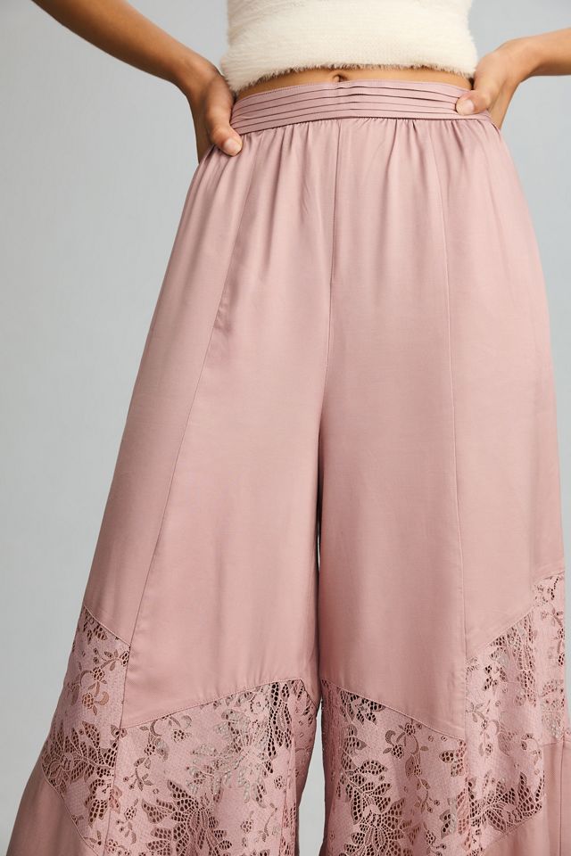 By Anthropologie Silky Palazzo Pants #2
