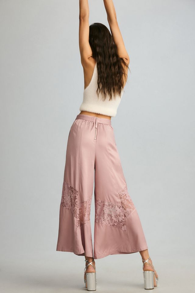 By Anthropologie Silky Palazzo Pants #3