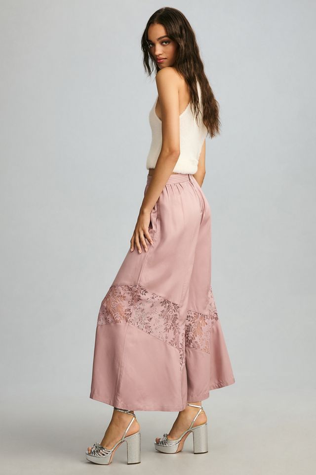 By Anthropologie Silky Palazzo Pants #4