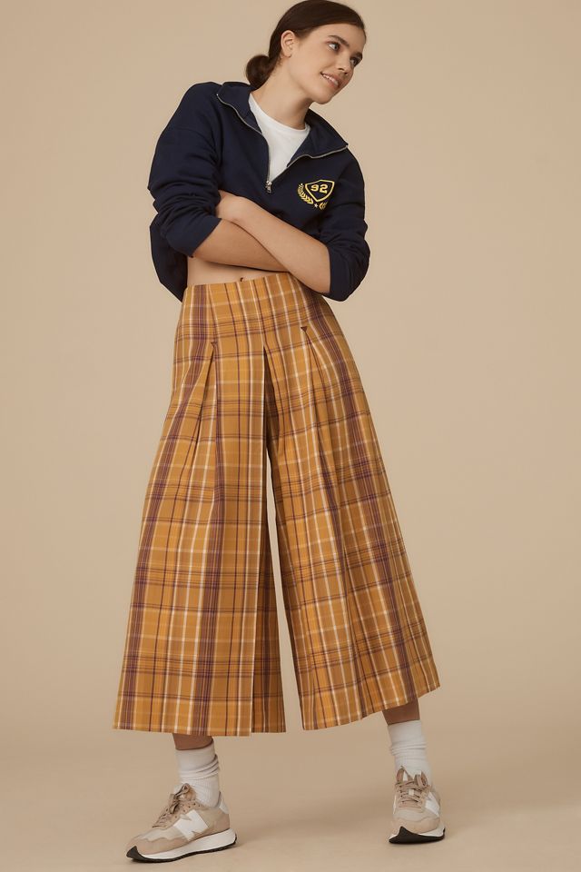 Maeve Kilt Culottes | Anthropologie