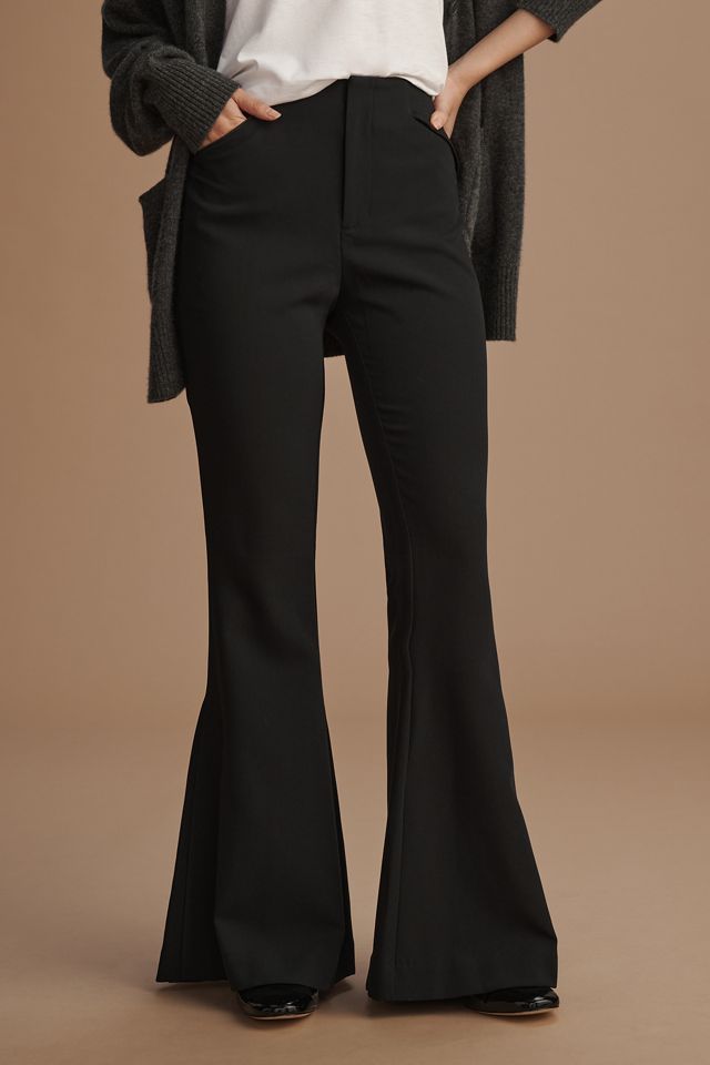 Maeve Slim Trumpet Flare Pants