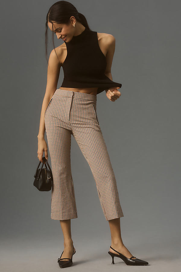 The Margot Kick-Flare Cropped Trousers by Maeve: Relaxed Edition