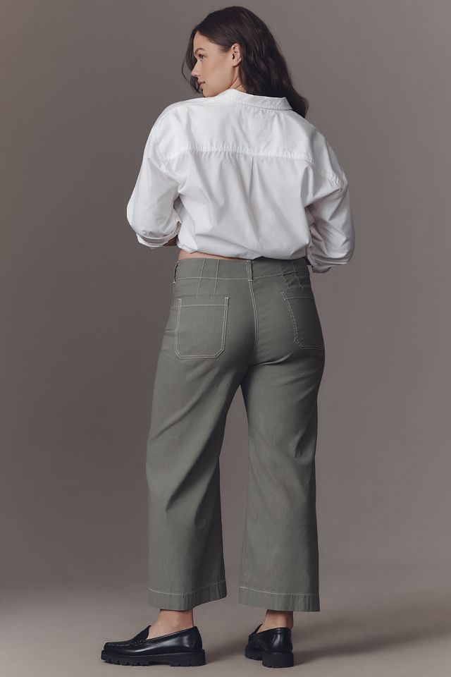 Paulene Crop + Ally Pants Set Rouge