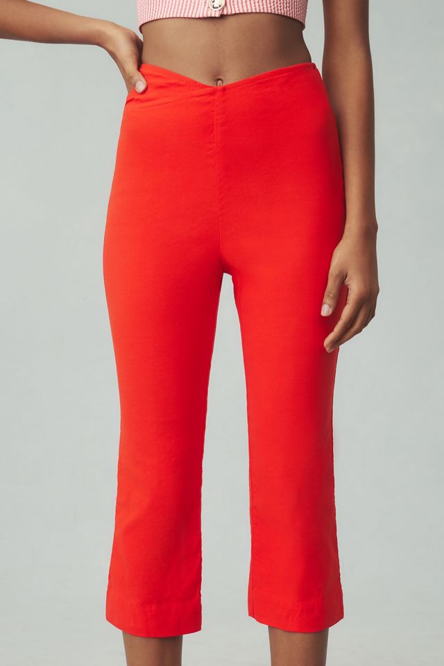 Maeve Structured Bombshell Capri Pants #1