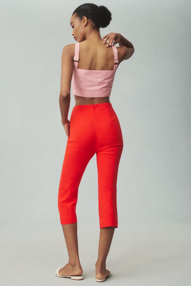 Maeve Structured Bombshell Capri Pants #3