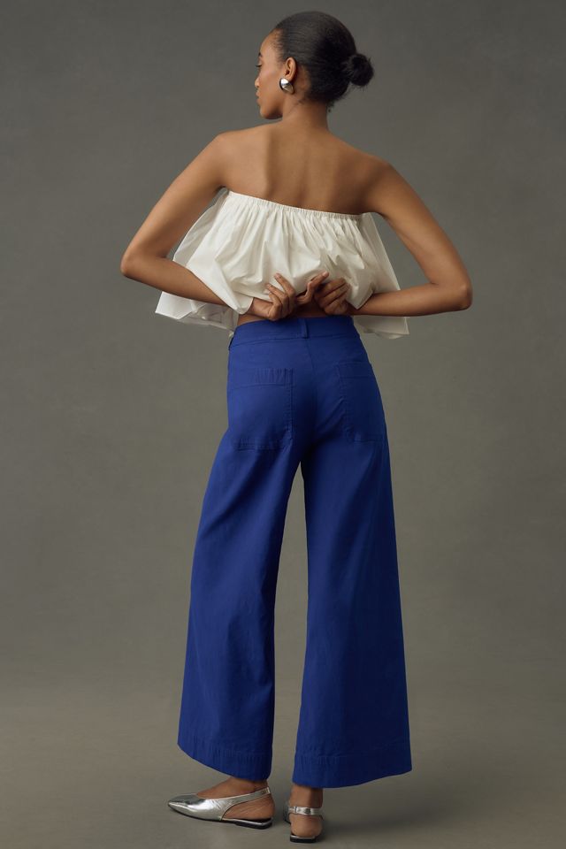 The Ettie High-Rise Crop Wide-Leg Pants by Maeve #2