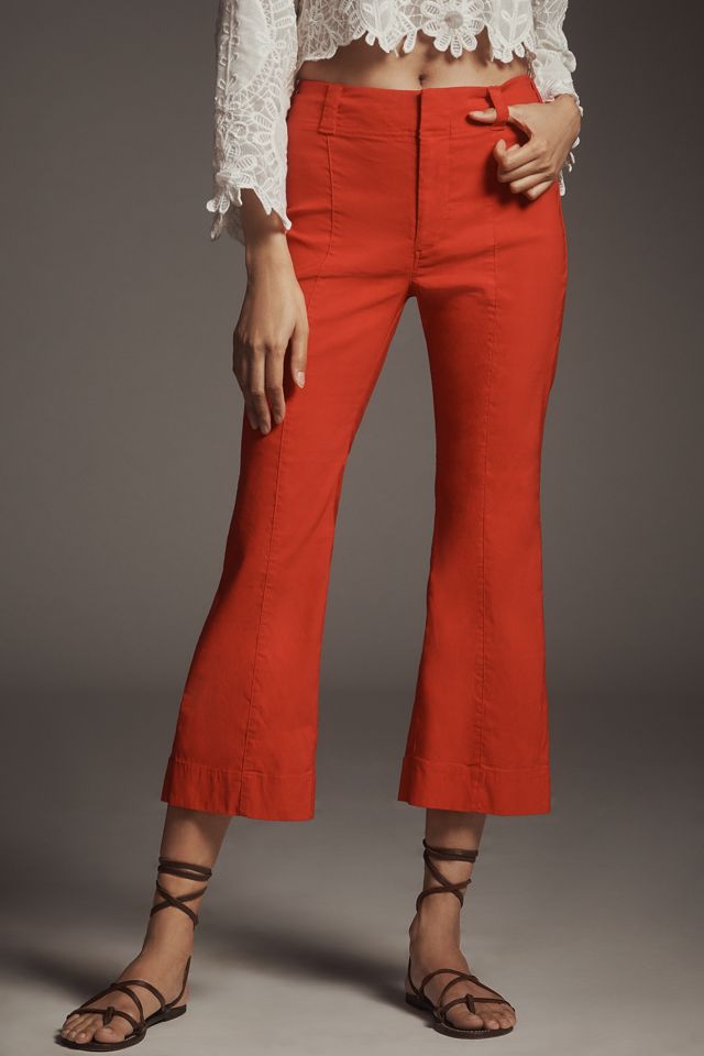 Maeve 70s Slim Crop Pants #1