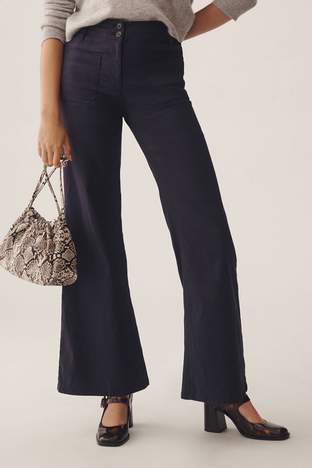The Junie High-Rise Flare Pants by Maeve: Magic Fabric Edition #1