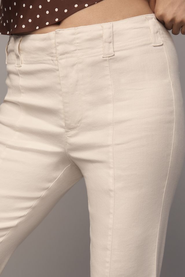 Maeve Linen 70s Slim Crop Pants #2