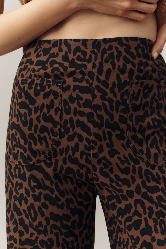 The Colette Ruffle-Hem Crop Wide-Leg Pants by Maeve #3