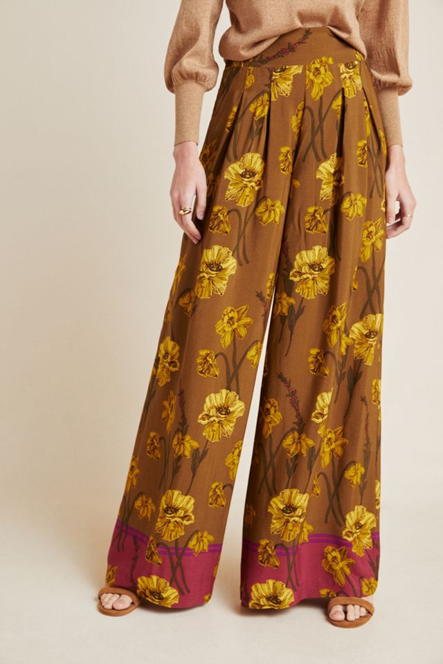 Maeve Terrace Floral Pants #1
