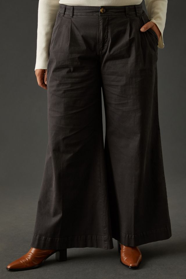 By Anthropologie Mid-Rise Pleated Trousers #7