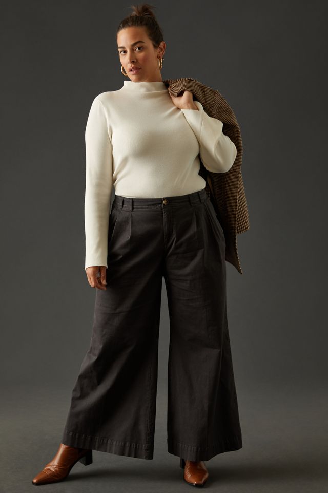 By Anthropologie Mid-Rise Pleated Trousers #6