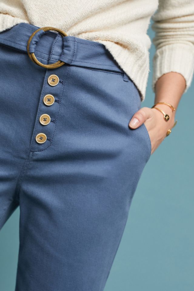 Cassidy Belted Wide-Leg Pants #1