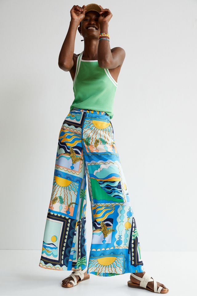 Maeve Sunshine Wide-Leg Pants #1