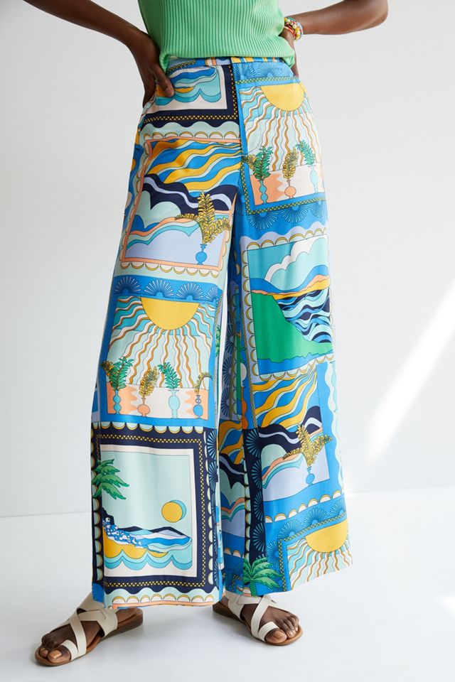 Maeve Sunshine Wide-Leg Pants #3