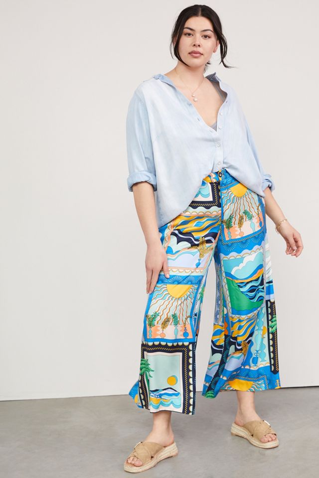 Maeve Sunshine Wide-Leg Pants #7