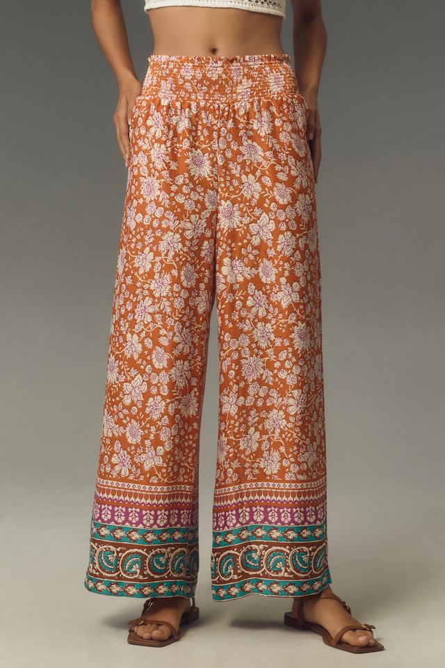 Pantaloni a Gamba Larga Stampati Maeve #1