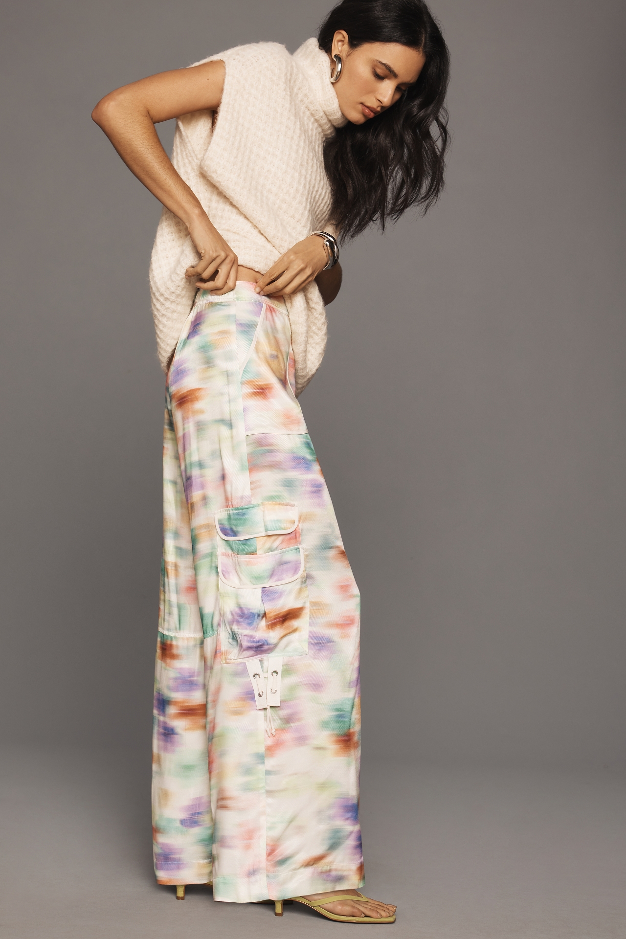 By Anthropologie Palazzo Utility Pants