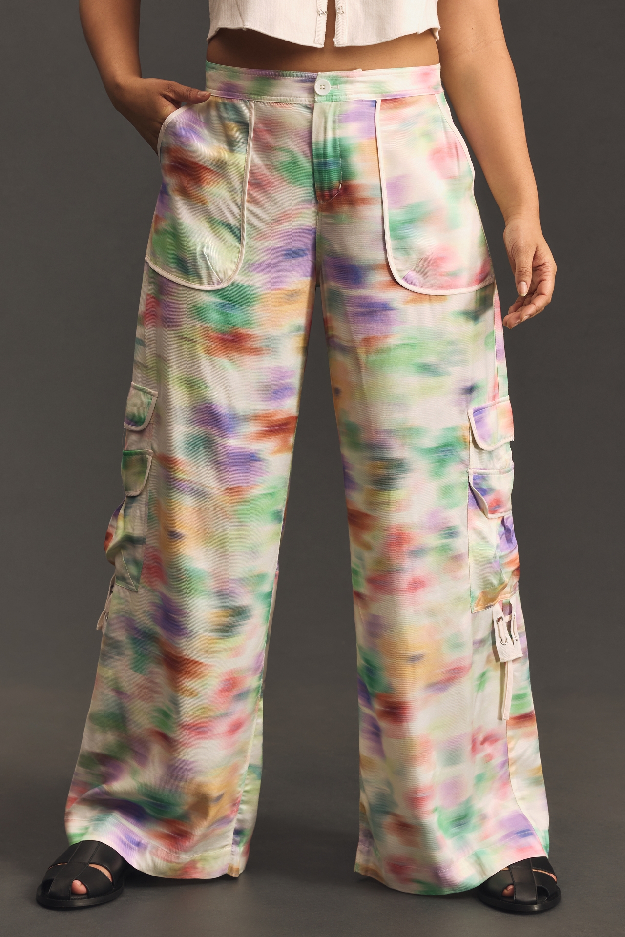 By Anthropologie Palazzo Utility Pants