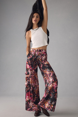 Anthropologie By  Palazzo Utility Pants In Pink