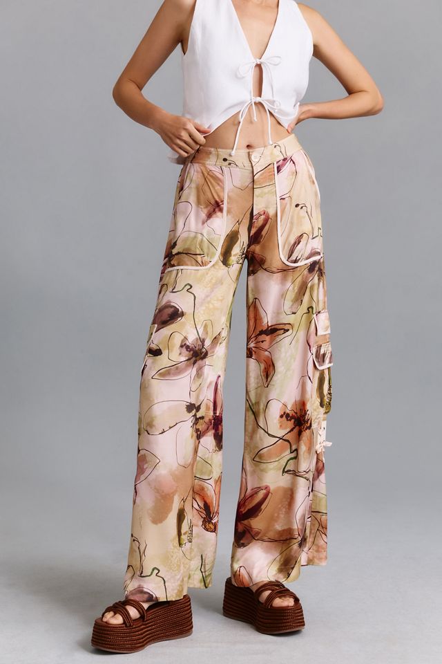 By Anthropologie Palazzo Utility Pants #1