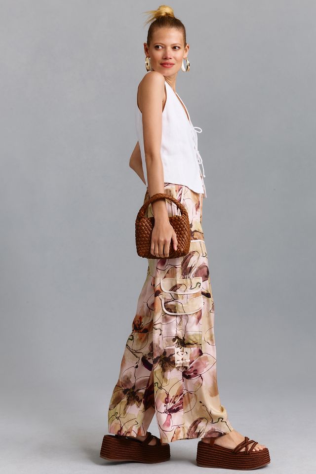 By Anthropologie Palazzo Utility Pants #4