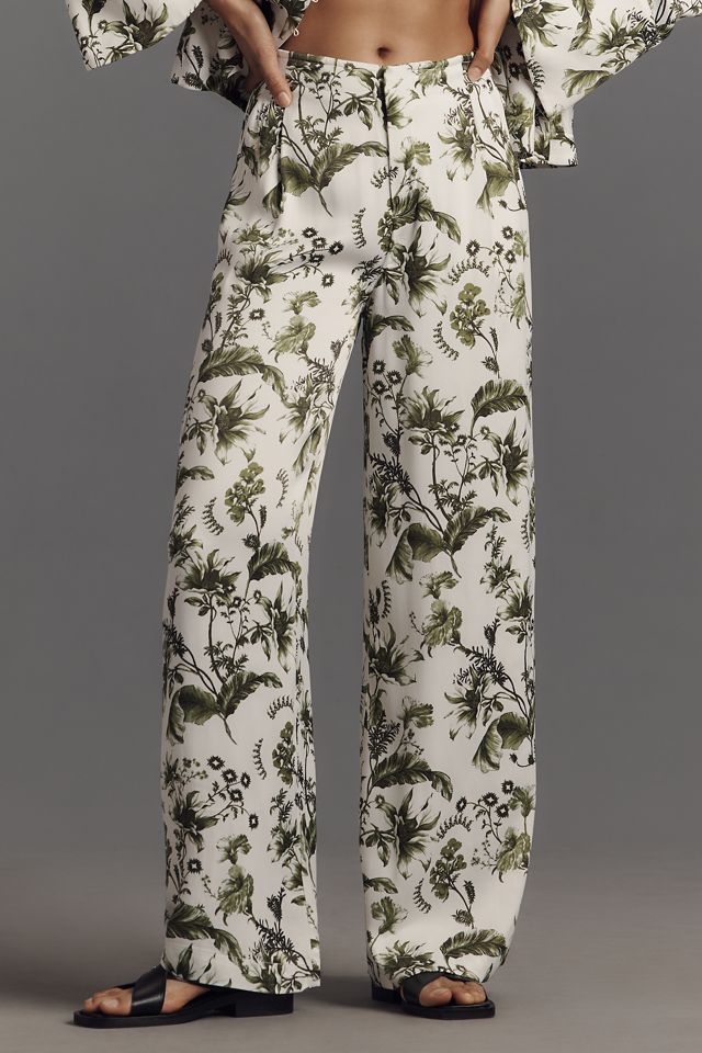 By Anthropologie Pull-On Silk Pants #3