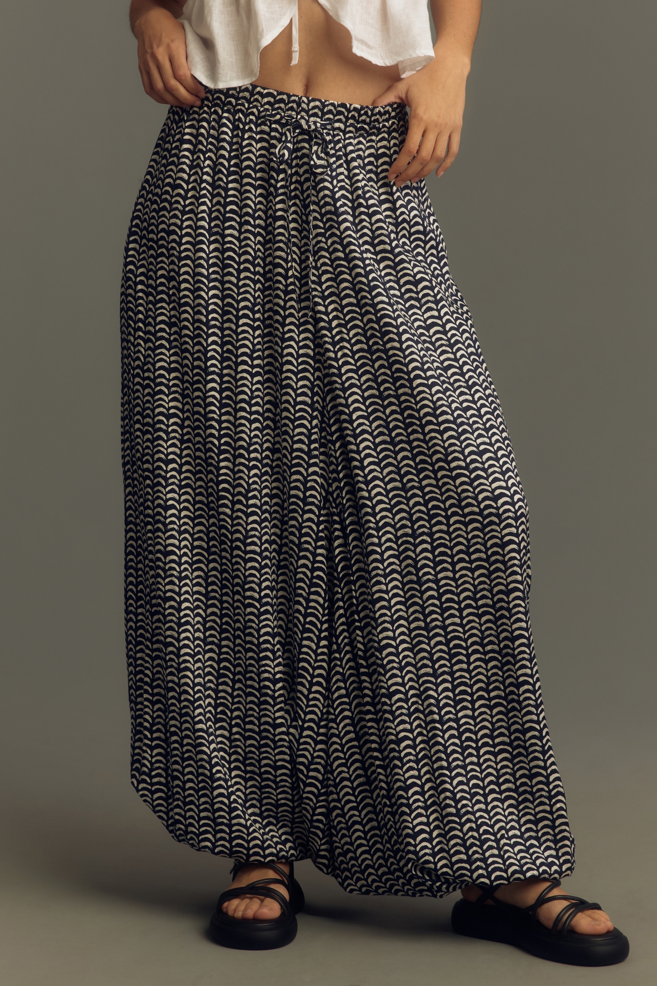 Maeve Silky Parachute Pants