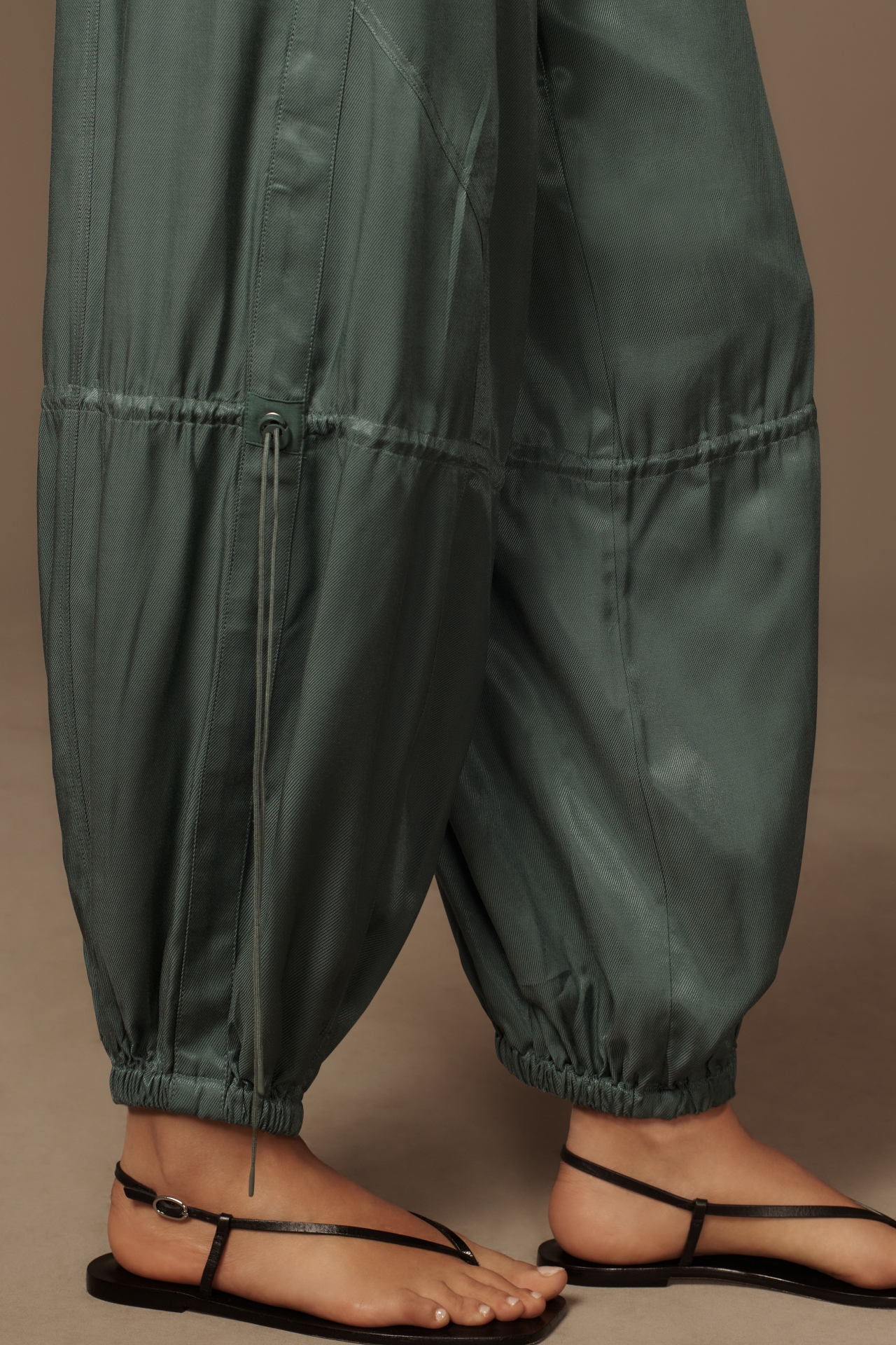 By Anthropologie Ruched Parachute Pants