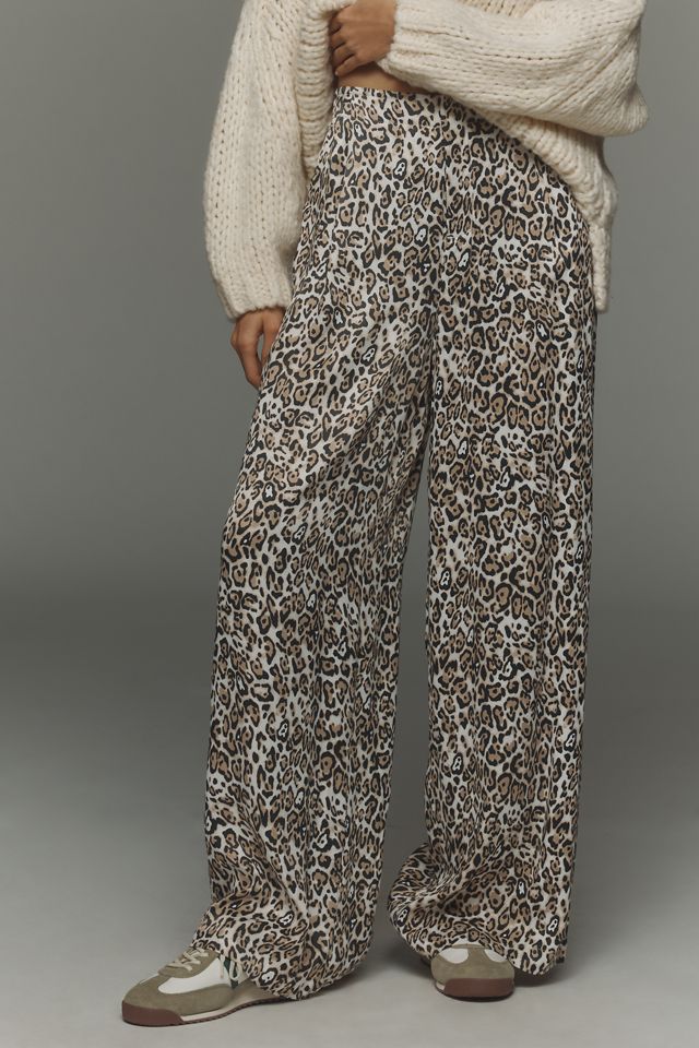 Maeve Printed Pull-On Pants #1