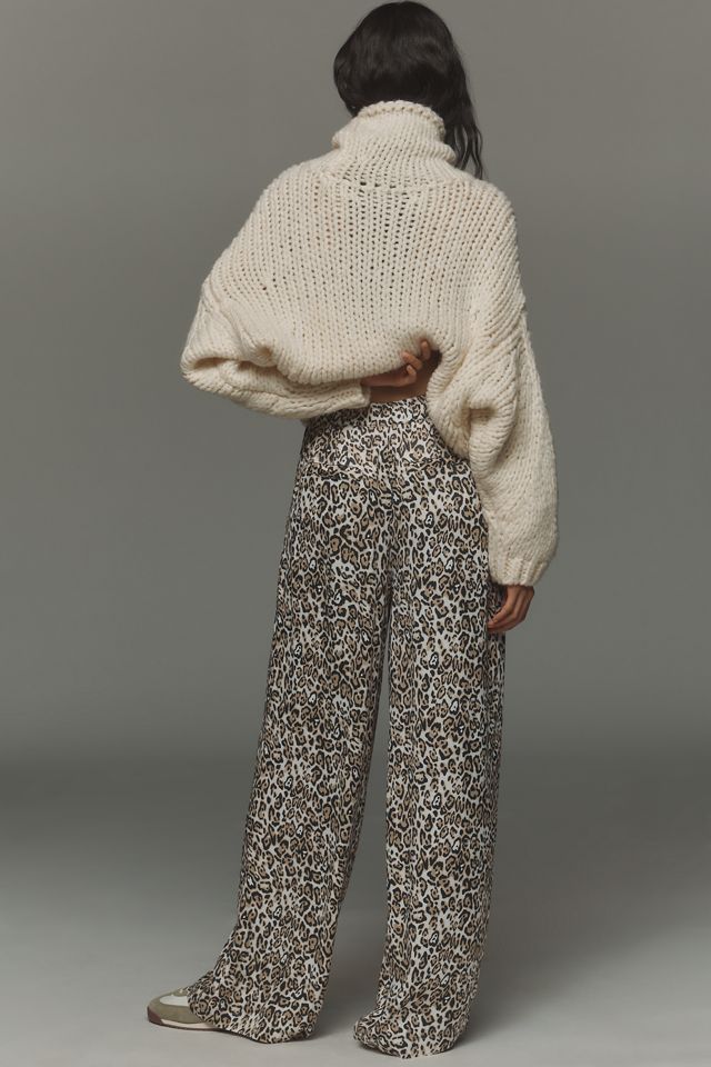 Maeve Printed Pull-On Pants #3