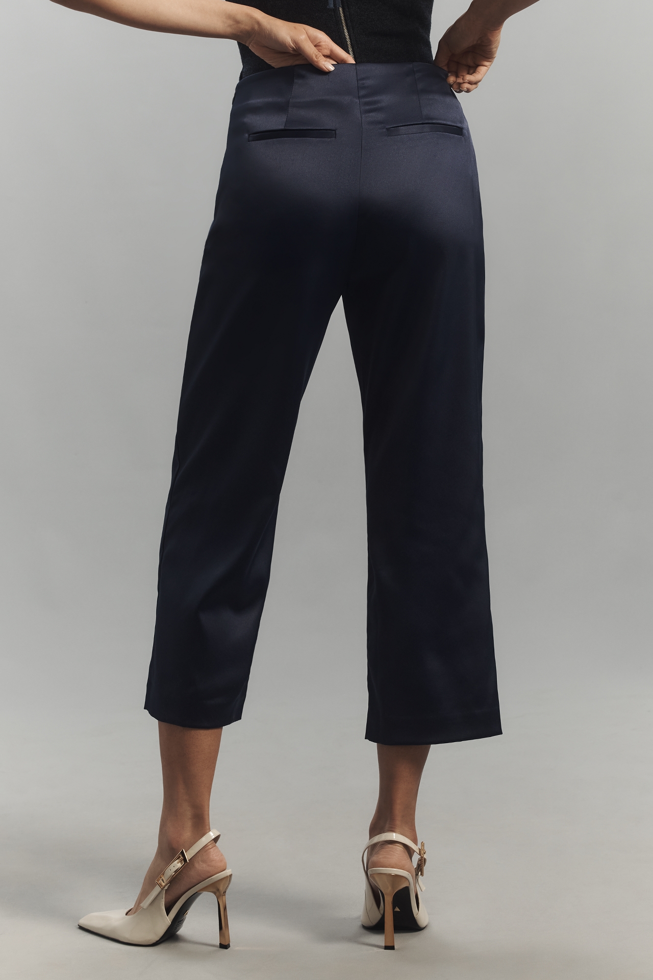 By Anthropologie Tapered Cropped Trousers