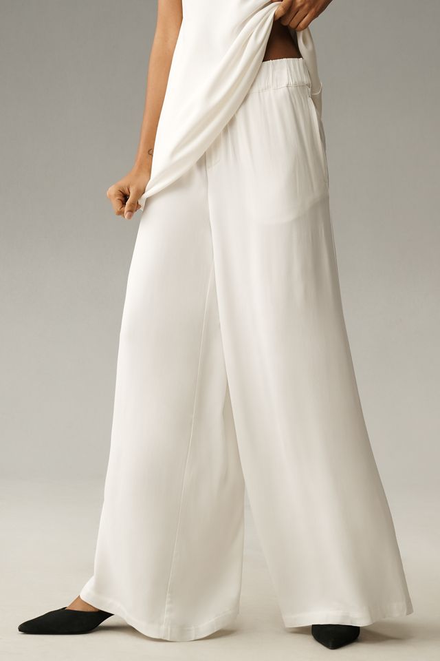 By Anthropologie Silky Pull-On Trousers #2