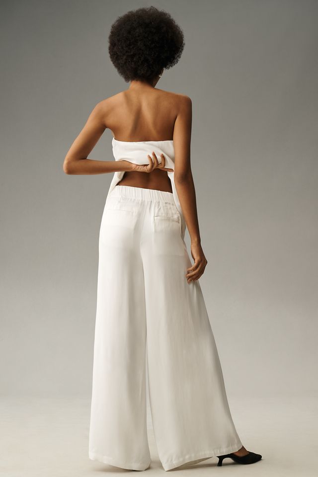 By Anthropologie Silky Pull-On Trousers #1