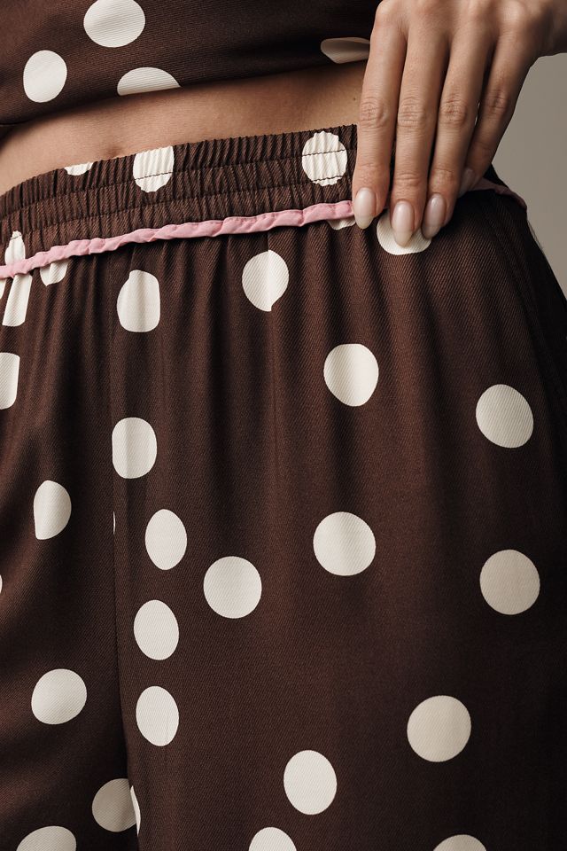 Maeve Low-Slung Printed Wide-Leg Trousers #3