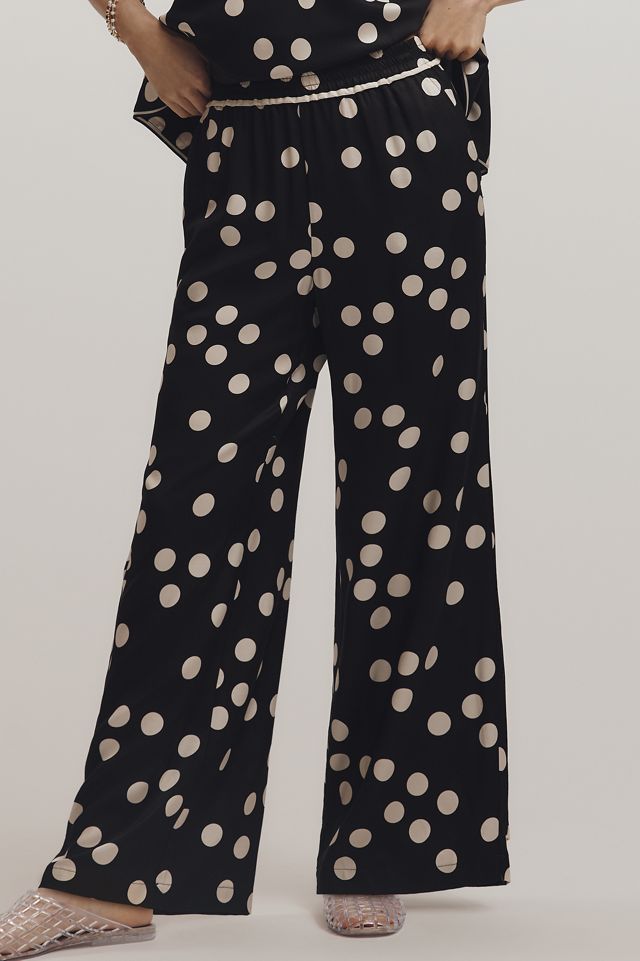 Maeve Low-Slung Printed Wide-Leg Trousers #2