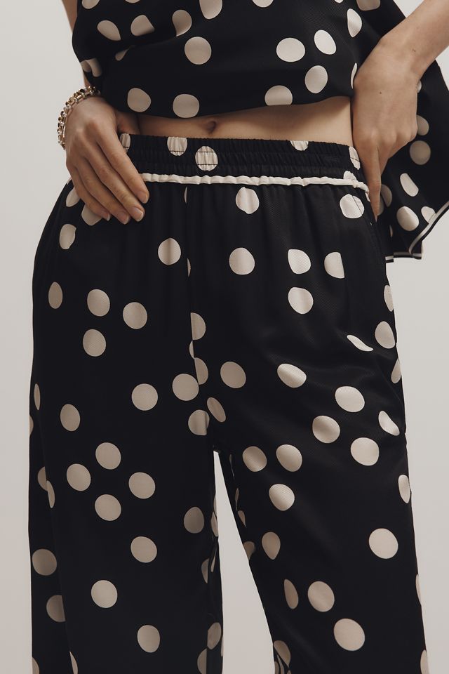 Maeve Low-Slung Printed Wide-Leg Trousers #3