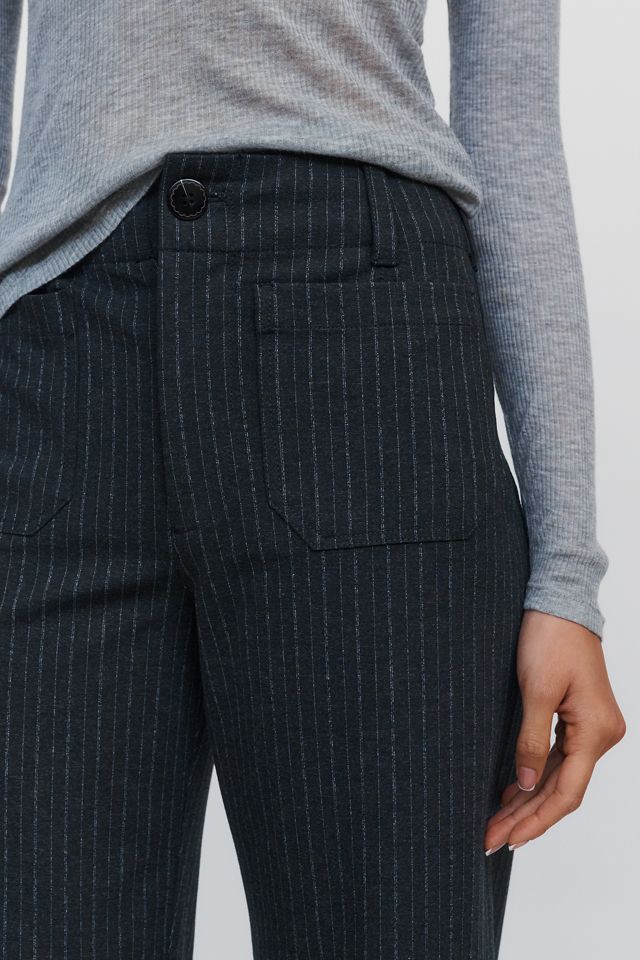 Maeve Colette Full Length Pinstripe Pants #2