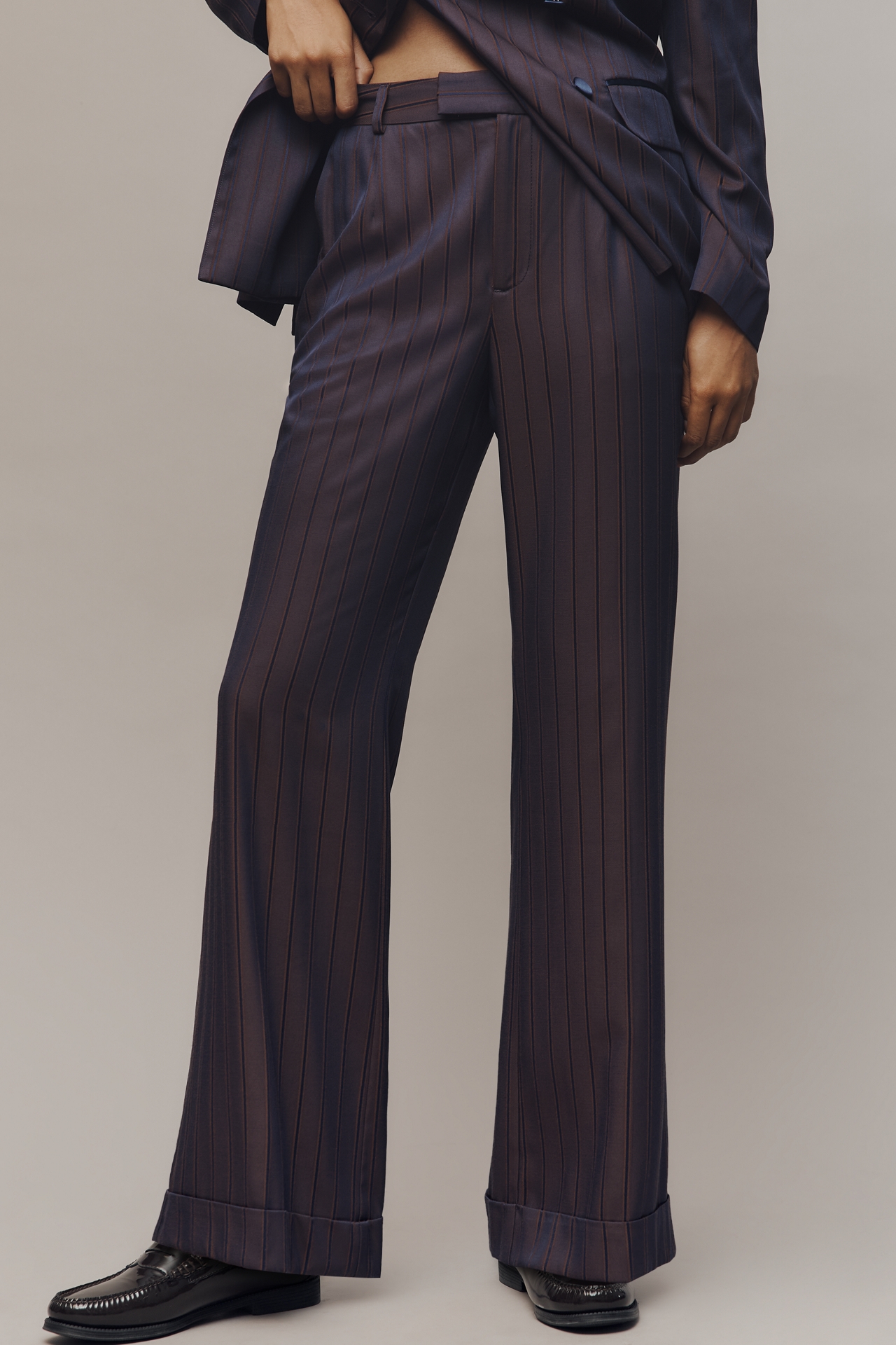 Maeve Cocktail Hour Stripe Suiting Pants